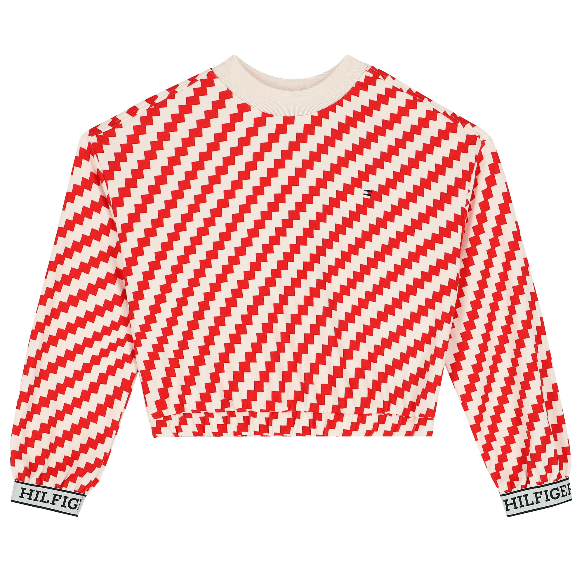 Tommy jeans striped sweatshirt new arrivals